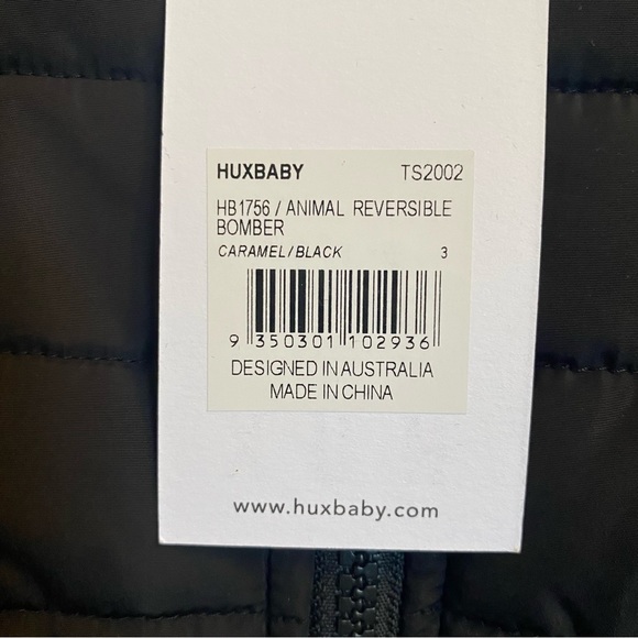 *SOLD* HUX BABY Reversible Bomber - Picture 3 of 3